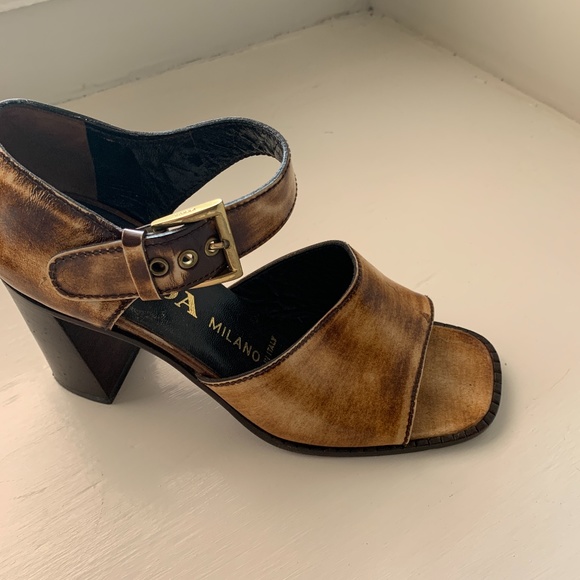 Prada strapped shoes. Gently worn. Beautiful snd timeless. - Picture 3 of 5